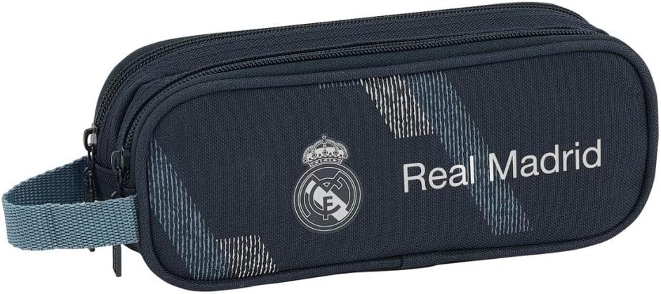 Safta 231189 Real Madrid 2 Estuches 21 cm, Azul: Amazon.es: Juguetes y juegos