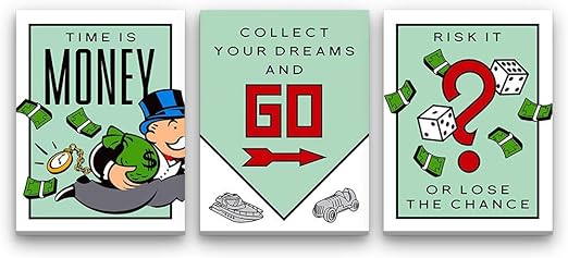 Monopoly Pennybags Canvas Print 