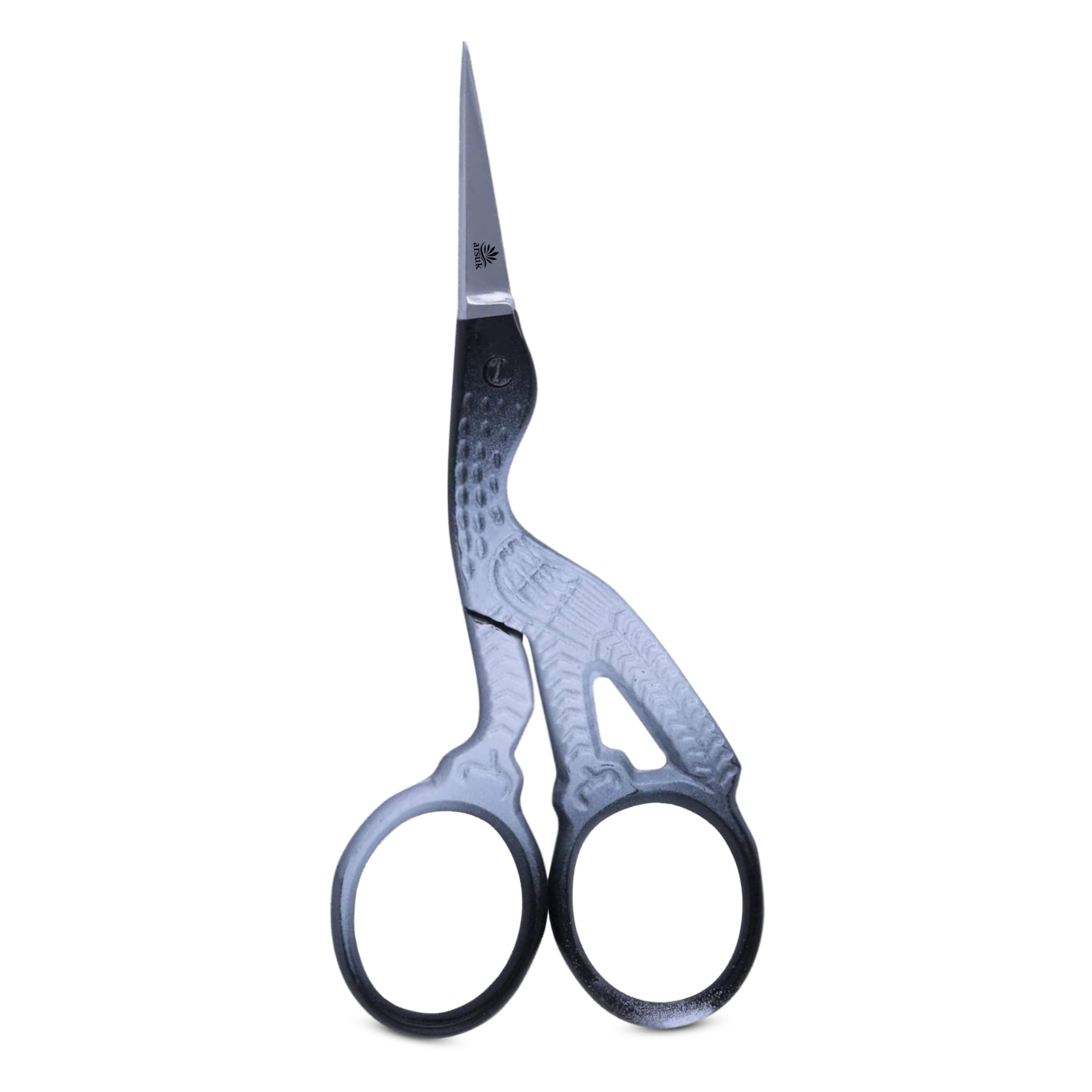 ARSUK Premium Embroidery Scissors Small – Sharp, Multi-Purpose Threading Scissors for Cross Stitch, Needlework, Crafts, Sewing & Artwork (L: 9.5cm, W: 4.6cm)