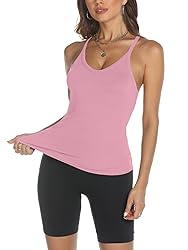 Trendy Queen Womens Workout Tank Tops Racerback