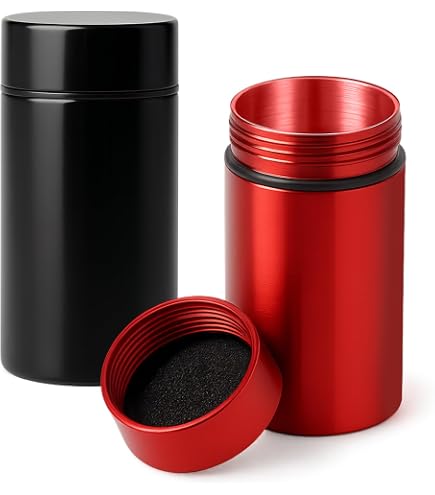 Portable Aluminum Storage Jars (3-Pack) - Airtight, Smell Proof & UV Protected For Herbs, Tea, Coffee & Snacks - View #9