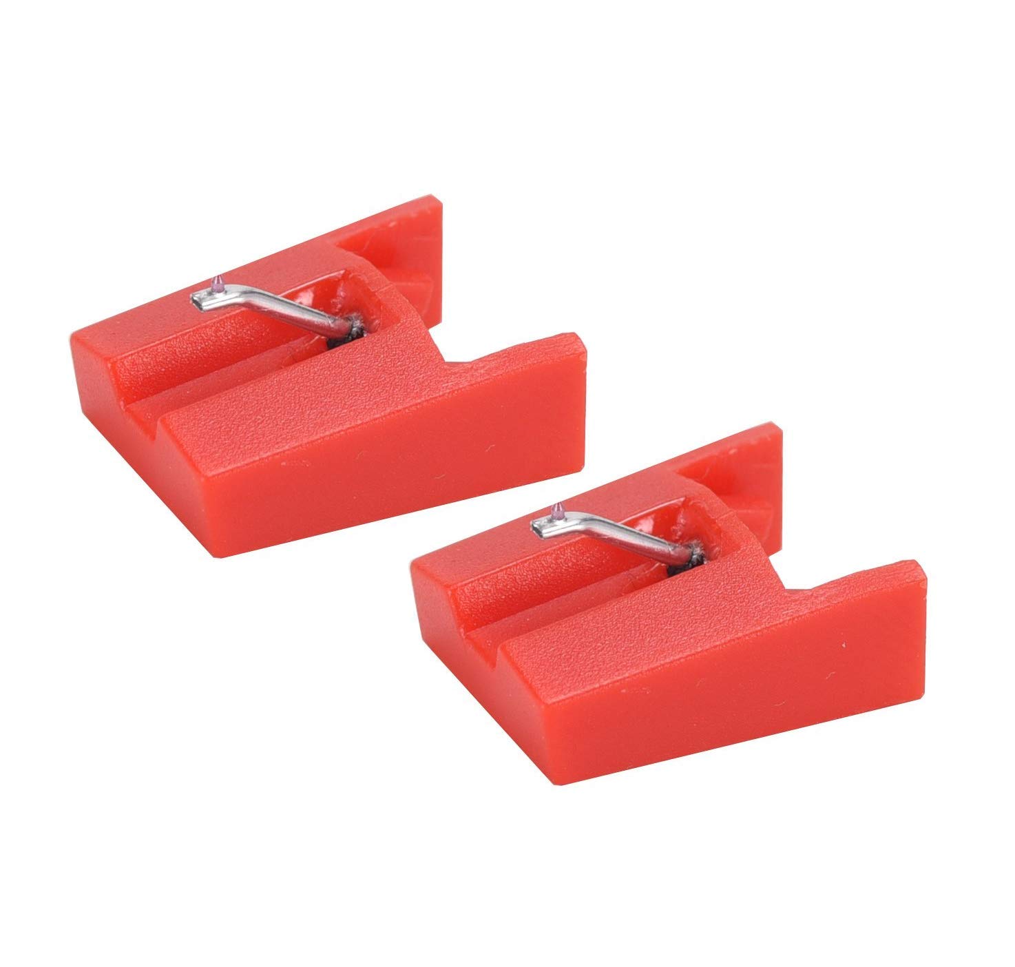 Stylineedle Record Player Needle, 2 Pack Ruby Stylus Replacement Phonograph for ION ICT04RS, LPDock, LP2CD, LP2Flash, IProfile, Profile Flash, Profile Pro, Profile Lp and TTUSB05