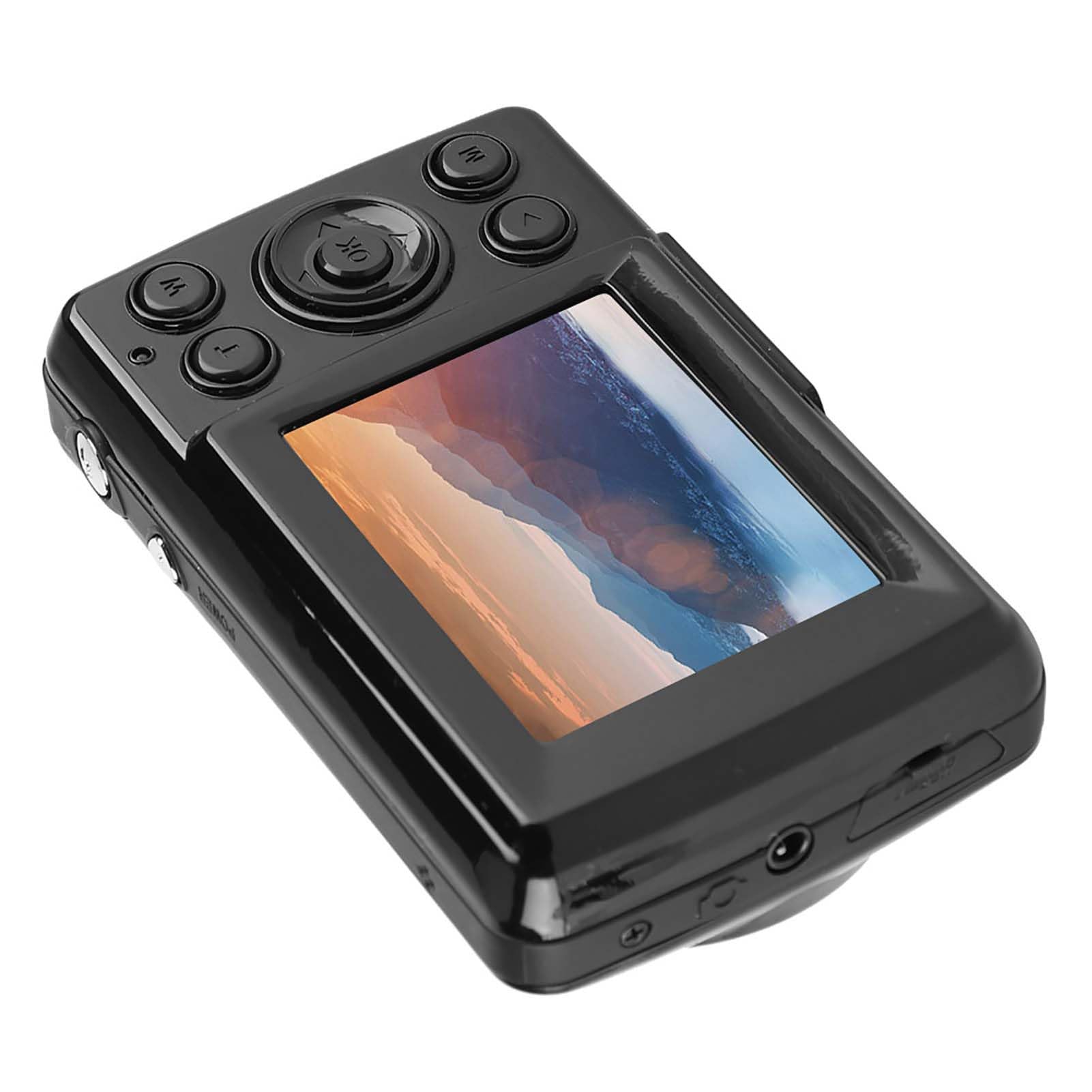 Mini Outdoor 16MP 720P 30FPS 16X Zoom HD Digital Camera Video Camera, Stable & Durable, 16X Digital Zoom, 2.4-Inch Large Screen, Compact & Lightweight (Black)