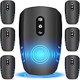 2026 Cvtayn Upgraded Ultrasonic Pest Repellent Indoor Insect Repeller, Pest Control, Repellent Roach, Mouse, Mosquito, Mice, Spider, Bugs, Ant, Rodent Repellent Ultrasonic Plug in,Black 6pack