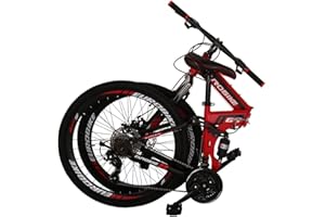 Mens Mountain Bike 26 inch Full Suspension for Adult Men Women and Youth
