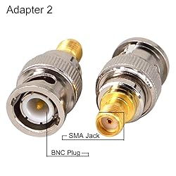 onelinkmore SMA to BNC Kits 2 Set RF Coaxial