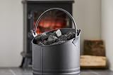 Inglenook Harewood Ellipse Black Coal Hod Fireplace Bucket view 2