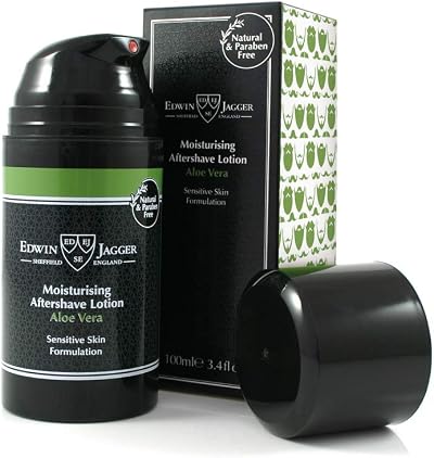 Edwin Jagger 99.9% Natural Moisturising Aftershave Lotion Aloe Vera 100ml
