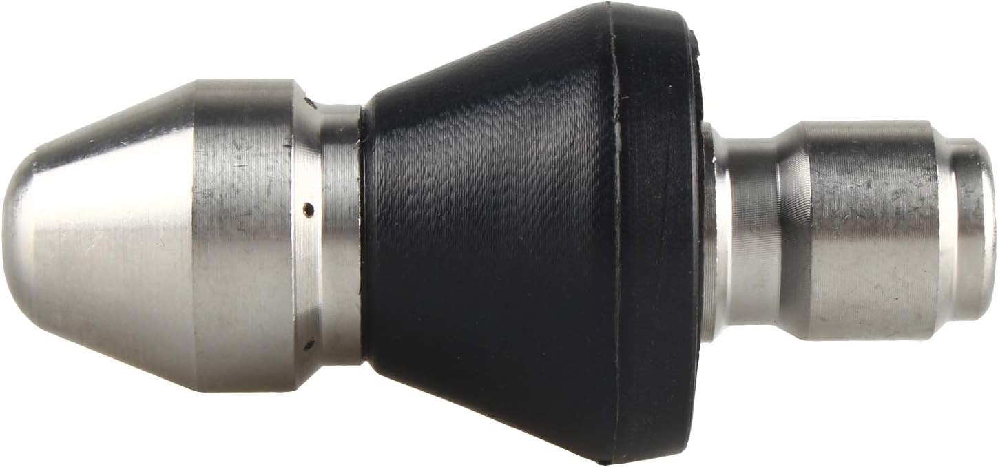 WILTEEXS Pressure Washer Sewer Jet Nozzle, Quick Connect Drain Cleaning Water Nozzle, 3/8 Inch 5000 PSI Orifice 0.7mm