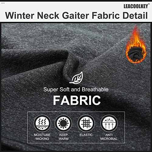 Winter Neck Gaiter Warmer, Fleece Face Covering Scarf, Outdoor adjustable Scarf