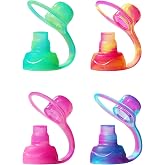 ChooMee SoftSip Food Pouch Top | Baby Led Weaning | No Spill Flow Control Valve, Protects Childs Mouth, 100% Silicone, BPA Fr