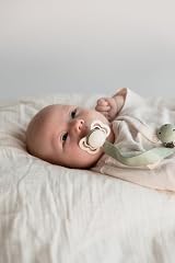 BIBS Supreme Dummy 0-6 Months 2-Pack Symmetrical Teat Iron Baby Blue view 5