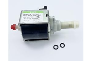 MacMaxe ULKA Model E Type EAP5 – Solenoid Vibratory Water Pump with with Two Seal OR 2025 – 1/1,5 min ON/OFF, 120V 60Hz 52W – Wide Compatibility With Espresso Machines