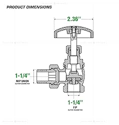Midline Valve 6I364 Steam Radiator Valve; Air Vent