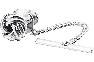 HAWSON Chain Men's Black tie Nails-Interesting Type, Silver and Gold and Rose Gold Multiple Color Options