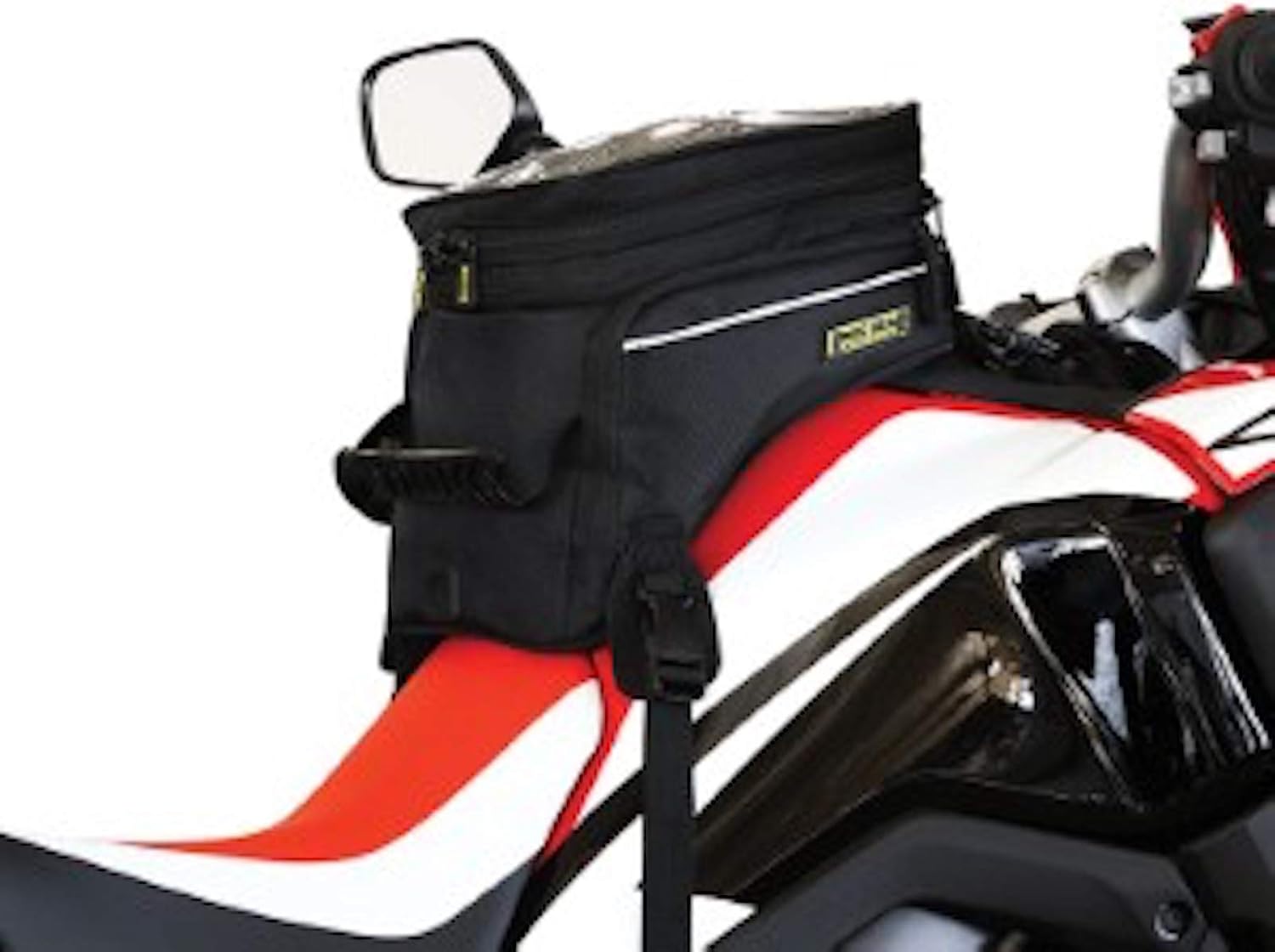 Nelson-Rigg Trails End Adventure Motorcycle Tank Bag RG-1045, Black, Holds 12.39/16.52 liters: Automotive