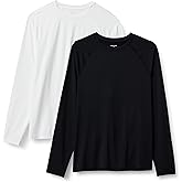 Amazon Essentials Men's Active Quick Dry Tech Stretch Lightweight Long-Sleeve T-Shirt (Available in Big&Tall)