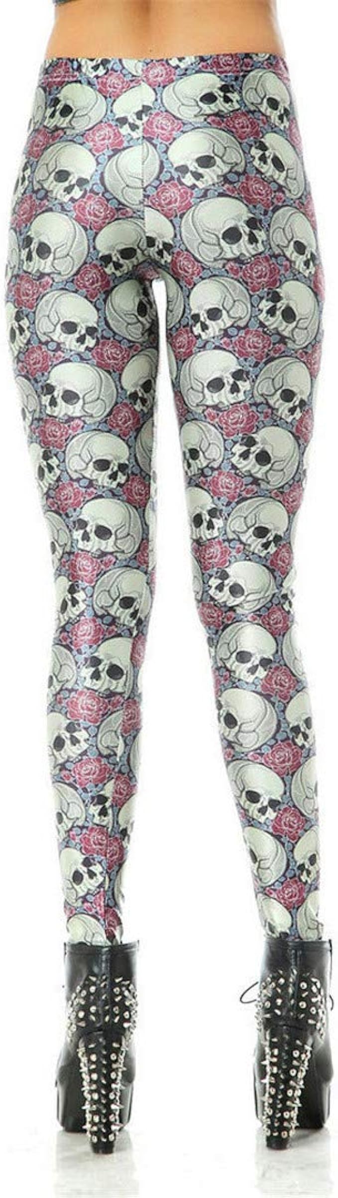 Pandodut 3D Printed Fitness Push Up Workout-Gamaschen-Frauen Gothic