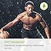 Ausdom in-Ear Earbuds Bluetooth Headphones with Microphone Waterproof Neckband Sports Earphones (Black)