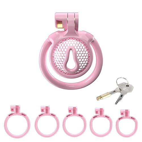 Pink Chastity Cage Small for Men Sissy Chastity Device Lock Design Plastic  Penis Cage for Men BDSM Penis Cage Sex Toys for Couples (Pink,CX-A) in  Saudi Arabia | Whizz Chastity Devices