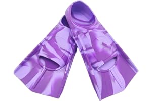 Fadgesy Swimming Training Fins,Comfortable Silicone Flippers for Swimming and Diving,Size Suitable Kids Girls Boys Adult