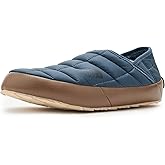 The North Face Men's Thermoball Traction Mule V Winter Shoe - Insulated & Water Repellent, Rubber Outsole, Granite Grey/Garnet Red, 8