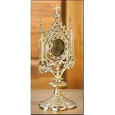 Brass Monstrance Reliquary 5 X 11 1/2"