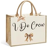 CHQIUCR Bride Bridesmaid Mother of The Bride Mother of The Groom Gifts for Women Canvas Tote Bag