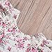SEVEN YOUNG Newborn Baby Girls Floral Print Backless Romper Infant Kids Jumpsuit Outfit Playsuit Clothes