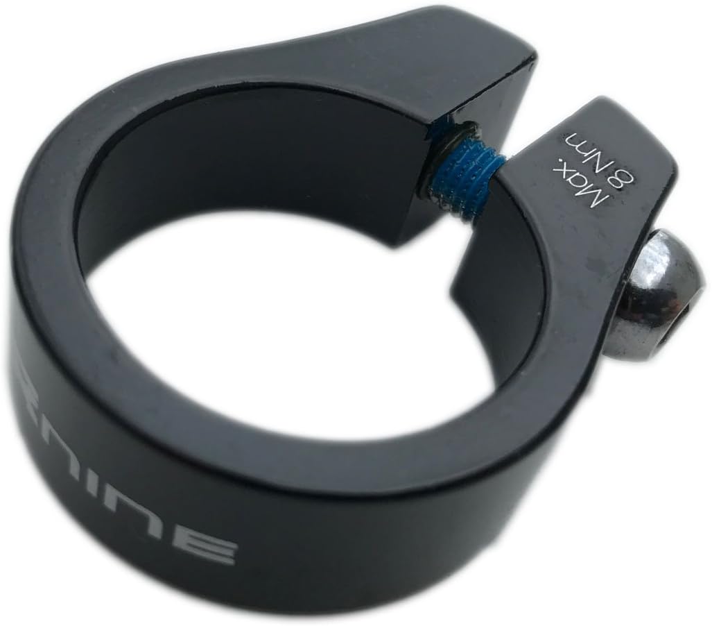 davtus x Aluminium Seat Post Clamp for BMX Saddle Clamp 28.6 mm Black