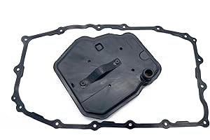 Mteycei 8L45 8L90 Automatic Transmission Filter Oil Pan Gasket Kit Compatible with Cadillac ATS CT4 CT6 CTS Escalade Replacem