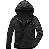 TBMPOY Men's Lightweight Rain Jackets Waterproof Raincoat with Hood Running Cycling Hiking Outdoor Windbreaker