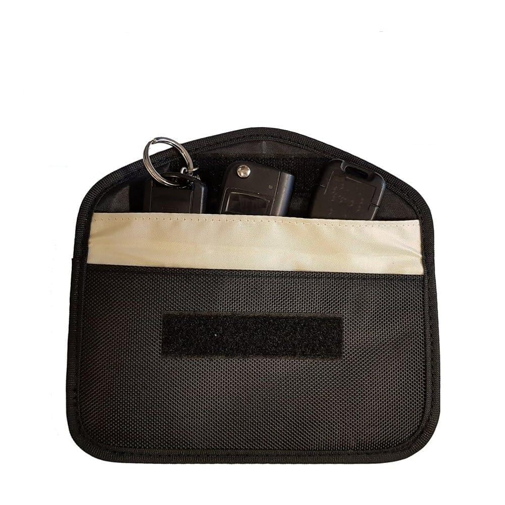 Car Key Signal Blocker Faraday Bag For Keyless Entry Fob Guard Shield - Large