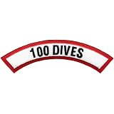 thumbnail image 2 of 50 Dives Scuba Diving Patch – Embroidered Iron-On Diver Down Flag Certification Patch 2 of 6
