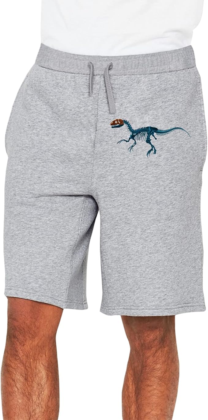 Dinosaur Fossils Men’s Jogger Gym Workout Short Pants