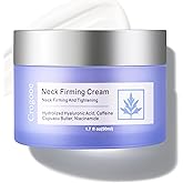 Crogooe Neck Firming Cream - Neck Creams for Tightening and Firming, Tightening and Lifting Wrinkles & Crepey Skin for Neck & Décolleté-1.7 fl.oz