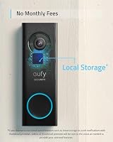eufy Security S220 2K Video Doorbell Battery Powered w/ HomeBase 16GB Local view 3