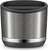 Sage The Knock Box 20 Black Stainless Steel Coffee Grounds Dispenser