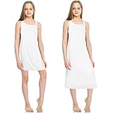 Mepase 2 Pcs Girls Slips for Under Dress Tea and