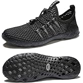 DLGJPA Men's Lightweight Quick Drying Aqua Water Shoes Athletic Sport Walking Shoes