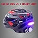 Bicycle Tail Light with USB Rechargeable,(New Design by Xawy)Ultra Red and Blue Bright 6 Modes In One Rear LED Safety Strobe Flashing Light Compatible With Bikes, Helmets, Bags