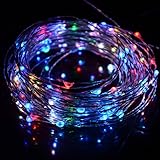 Fairy Lights, ANJAYLIA 10Ft/3M 30leds Multi Color LED String Lights Party Home Festival Valentine's Day Decorations Battery Operated Lights(RGB)