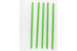 PAYNE BROS CUSTOM KNIVES 5 Pack 6 INCH G10 Rod for Knife Making - Craft Supplies - Jewelry Making (Green, 3/16 INCH)