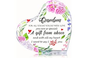 WaaHome Mothers Day Grandma Gifts from Granddaughter, Mother's Day Gifts for Grandma Grandmother, Grandma Grandmother Nana Gifts for Mothers Day Birthday from Grandkids Grandchildren