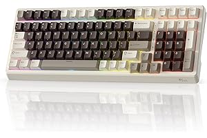 RK ROYAL KLUDGE F99 Wireless Mechanical Keyboard with Number Pad, Tri-Mode Hot Swappable 95%100 Keys Gaming Keyboard BT/2.4G/