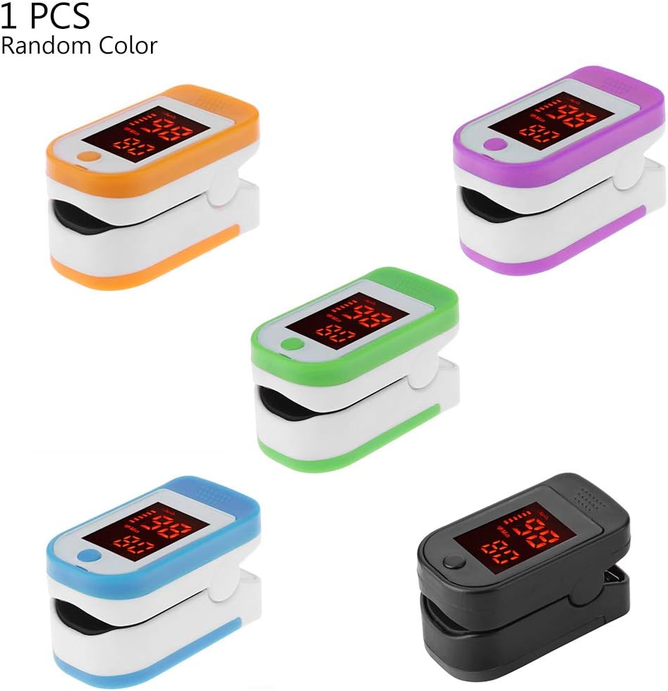 BIlinli Finger Pulse Oxygen Saturation Monitor Blood Oximeter Blood Pressure Meter Detector Health Tool