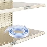 Frienda 100 Pcs Decorative Gondola Shelving Vinyl