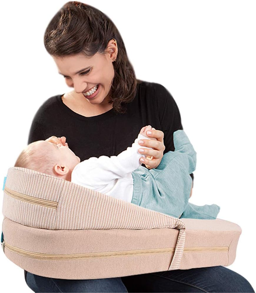 CHAO Adjustable Infant Nursing Pillow, Comfortable, Compact and Lightweight, Easy to Use, Ideal for Bottle or Breastfeeding, Perfect for Use While On-The-Go