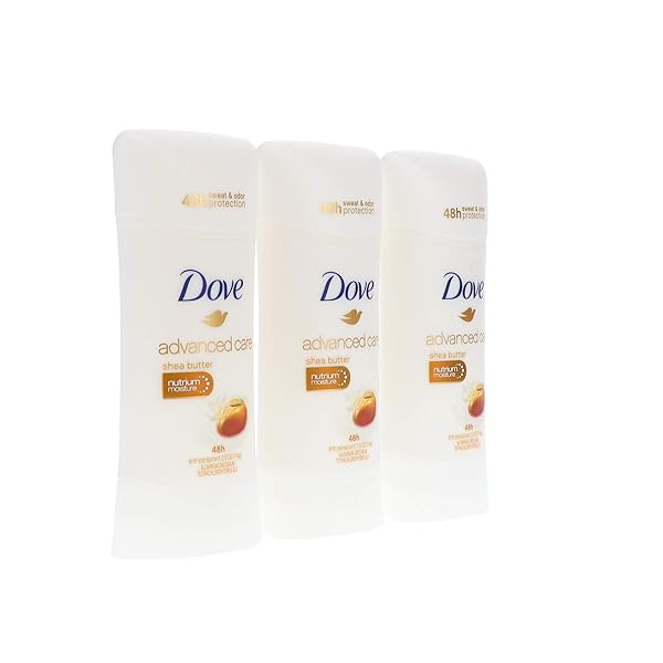 DOVE ADVANCED CARE ANTI-PERSPIRANT, SHEA BUTTER 2.60 OZ (PACK OF 3)