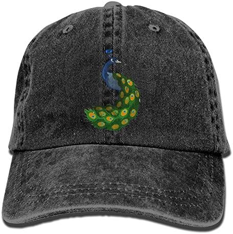 Safan532 Unisex Cute Peacock Logo Summer Fashion Cotton Baseball Cap Adjustable Trucker Hats For Outdoor Sport